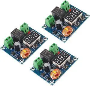 3PCS DC 12V-36V Voltage Protection Module Digital Low Voltage Protector Disconnect Switch Over Discharge Protection Module Output 6-60V XH-M609