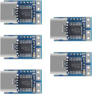 5 PCS PDC004-PD PD Decoy Module, USB-C PD 20V DC Fixed Voltage Power Trigger Module 5A Type-C Female Input for Notebook