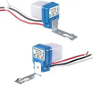 2 Pack - AC 220V 10A Automatic Auto On Off Photocell Street Light Switch 50-60Hz 10A Photo Control Photoswitch Sensor