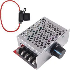 1 PCS 7-70V 30A PWM DC Motor Speed Controller Switch Control 12V 24V 36V 48V with 30 Amp Fuse