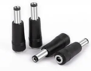 DC 4.0x1.7mm Female to 5.5x2.1mm Male Universal Plug Power Barrel Jack Adapter Converter for Laptop Router (4pcs)