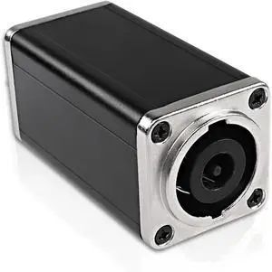 NL8MPR Speakon Coupler Connector,8Pin Speakon Female to Female Adapter Speaker Silver-Plated Plug Jack Straight Connector for NL8FC, NL8FX, NLT8X, NL8FC, NL8FX