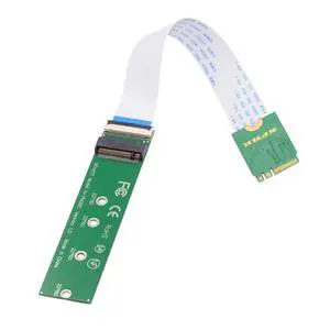 2230 NGFF A+E-Key Male to NVME M-Key Female Extension Cable for Laptop Mainboard SSD 2280