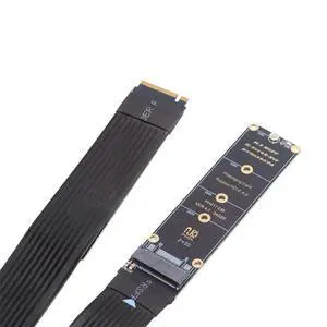 NGFF M-Key NVME Male to Female Extension PCI Express Cable 30cm PCI-E 4.0 for Mainboard SSD 2230/2242/2260/2280
