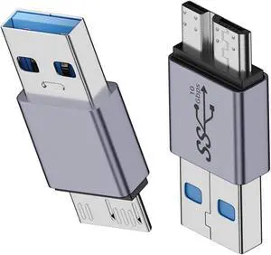 USB-C USB 3.1 Type A Male to Micro USB 3.0 Male Data Adapter 10Gbps Data Power for Laptop SSD Disk