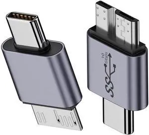 USB-C USB 3.1 Type C Male to Micro USB 3.0 Male Data Adapter 10Gbps Data Power for Laptop SSD Disk USB-C USB 3.1 Type C Male to Micro USB 3.0 Male Data Adapter 10Gbps Data Power for Laptop SSD Disk