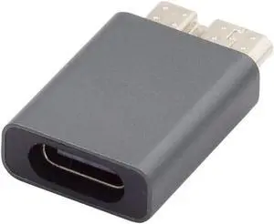 USB-C USB 3.1 Type C Female to Micro USB 3.0 Male Data Adapter 10Gbps Data Power for Laptop SSD Disk