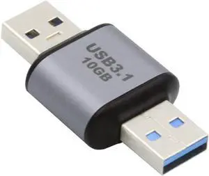 USB 3.0/3.1 Type A Male to USB 3.0/3.1 A Male Data Adapter 10Gbps Extension for Laptop Desktop
