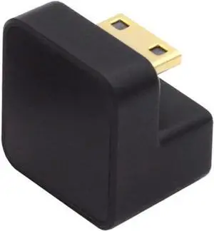 360 Degree Down Opposite U Shape Back Angled Mini HDMI 1.4 Male to HDMI Female Extension Adapter Converter 360 Degree Down Opposite U Shape Back Angled Mini HDMI 1.4 Male to HDMI Female Extension Adapter Converter