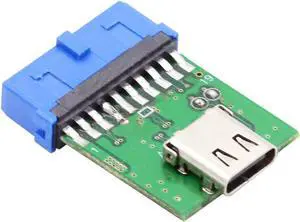 Single Port USB 3.1 Type C USB-C Female to USB 3.0 Motherboard 19pin 20pin Header Adapter PCBA 5Gbps