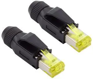 2pcs/lot STP UTP Shield Cat6 RJ45 8P8C Plug Assembly Crimp Type for Industrial Network Ethernet Patch Cord