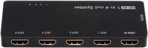 HUB HDMI Splitter 4K 60hz Ultra-HD Converter Compatible 2.0 Switch 1-IN-4-OUT 18Gbps UHD Hub Support HDCP SST Extended