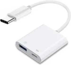 Type C USB-C to Standard Type-A USB3.0 Female with PD Power Charge Adapter Compatible with MacBook Laptop Tablet Phone Type C USB-C to Standard Type-A USB3.0 Female with PD Power Charge Adapter Compatible with MacBook Laptop Tablet Phone