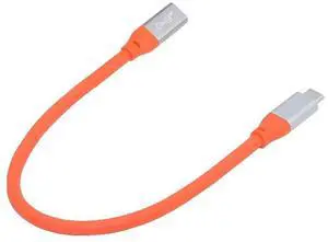 USB3.2 Male to Female Extension Cable 20Gbps Ultra Soft High Flex with 100W and 8K 5K USB4.0 Type-C Compatible with Thunderbolt3/4 (30cm)