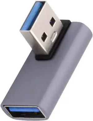 10Gbps USB3.0 Male to Female Extension Power Data Video Adapter Low Profile 90 Degree Left Angled Type 10Gbps USB3.0 Male to Female Extension Power Data Video Adapter Low Profile 90 Degree Left Angled Type