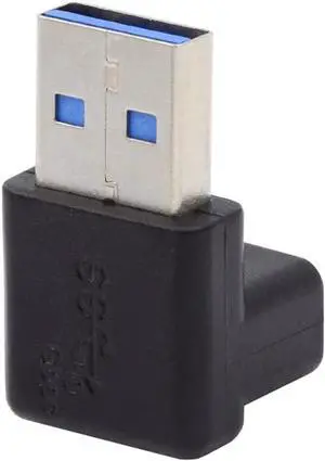 10Gbps USB3.0 Male to Female Extension Power Data Video Adapter 90 Degree Up Angled Type 10Gbps USB3.0 Male to Female Extension Power Data Video Adapter 90 Degree Up Angled Type