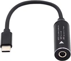 DC Jack 4.5x3.0mm Input to USB-C Type-C Power Plug Charge Cable for Laptop Phone PD9V 5V 20V DC Jack 4.5x3.0mm Input to USB-C Type-C Power Plug Charge Cable for Laptop Phone PD9V 5V 20V