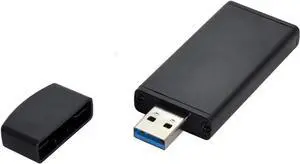 42mm NGFF M2 SSD to USB 3.0 External PCBA Conveter Adapter Card Flash Disk Type with Black Case