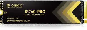 IG740PRO M.2 NVMe SSD 7450MB/s Read 6500MB/s Write PCIe 4.0 SSD M2 Con TLC 3D NAND e Dissipatore Innovativo, via PC, Laptop and PS5