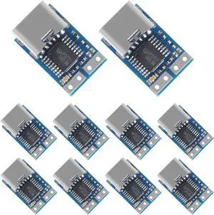 10 Pack Type-C PD Decoy Module,USB-C PD 15V DC Fixed Voltage Power Trigger Module 5A Type-C Female Input
