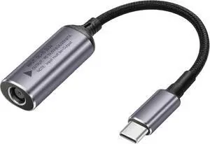 PD 140W DC7450 to USB C Cable DC 7.4mm x 5.0mm Female(7.4 x 0.6mm) Input to Type C Male Power Charging Cable with PD Automatic Identification Chip,for Phones,Tablets,Laptops(DC7450)