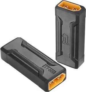 2 Pack XT60 Male to Male Connector Adapter XT60 Wireless Adapter for RC FPV Toy Car Plane Drone Battery (Male to Male)