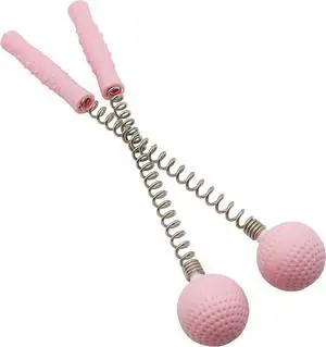 Massager Ball Hammer(2-Pack) Hammer Stick Manual Beat Golf Ball Massager Back Shoulder Massage Full Body Reduce Fatigue Pain(Pink)