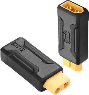 2 Pack XT60 Male to Female Connector Adapter XT60 Wireless Adapter for RC FPV Toy Car Plane Drone Battery (Male to Female)
