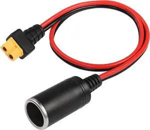 Car Cigarette Lighter Female to XT60 Female, 14AWG Cigarette Lighter Cable, for Car Inverter Tire Inflator Air Pump
