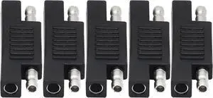 5 Pcak SAE Polarity Reverse Adapter Quick Disconnect Extension Cable Plugs for Solar Panel Battery Power Charger(SAE)