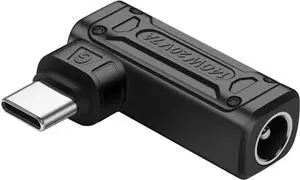 PD 140W DC5521 to Type C Power Charging Adapter DC 5.5mm x 2.1mm Female Input to USB C Male Connector with PD Automatic Identification Chip,for Phone,Tablet,Laptop (DC5521 G)