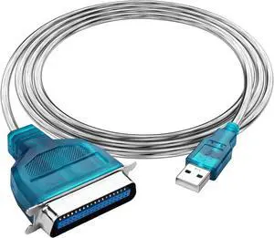 USB to Parallel Port Adapter USB to IEEE1284 CN36 Parallel Printer Cable Adapter for Printer (4.6FT)