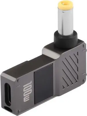 2PCS USB C to 5.5mm Laptop Charging Adapter Female Type C to Male DC 5.5 x 2.5mm Barrel Jack Plug Converter Universal 100W PD Adapter (5525) 2PCS USB C to 5.5mm Laptop Charging Adapter Female Type C to Male DC 5.5 x 2.5mm Barrel Jack Plug Converter Universal 100W PD Adapter (5525)