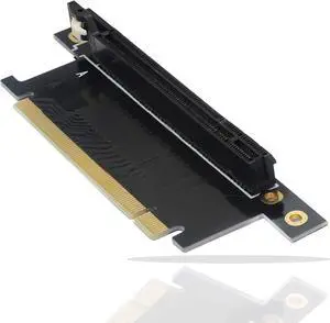 Pci-E 16x Riser Card,PCI Express 3.0 16X Extension Cable 90 Degree High Speed Riser Card