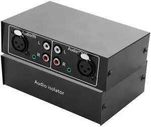 3-IN-3-OUT XLR Audio Switch Box Audio Isolator Current