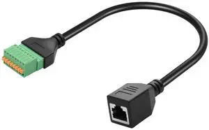 USB-C Flush Mount Thread Fixed Panel Installation Cable Type-C Male to Male Waterproof Data Cable for Laptops, Mobile Phones, RVs etc(12.2 Inch)