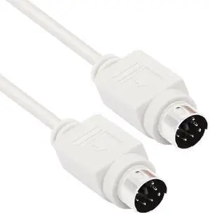 8.5 Feet PS/2 MDIN-6 Male to Male Cable for PS/2 Keyboard/Mouse Connector