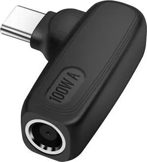 100W PD USB Type C to DC 7909 Adapter,90 Degree DC 7.9 x 0.9mm Female to USB Type C Male Power Charging Adapter for Laptop Power Supply