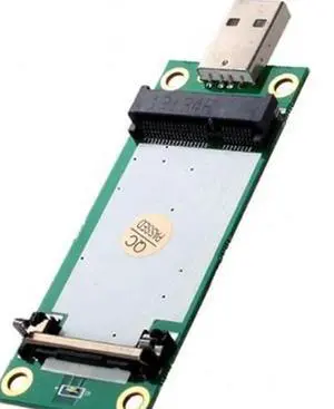 Mini PCI-E Wireless WWAN to USB Adapter Card with SIM Card Slot Module Testing Tools