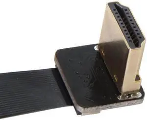 CYFPV FPV HDMI Male to Up Angled 90D HDMI Male HDTV FPC Flat Cable for FPV HDTV Multicopter Aerial Photography