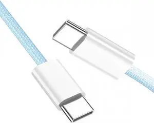 1.0M USB-C Type C Male to Male PD 27W 65W Power 480Mbps Data Cable Blue Sleeve for Phone & Tablet & Laptop 1.0M USB-C Type C Male to Male PD 27W 65W Power 480Mbps Data Cable Blue Sleeve for Phone & Tablet & Laptop