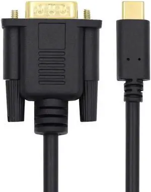 USB 3.1 Type C USB-C Source to VGA RGB 1080P Displays Male Monitor Cable for Laptop 1.8m USB 3.1 Type C USB-C Source to VGA RGB 1080P Displays Male Monitor Cable for Laptop 1.8m