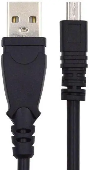USB 2.0 Type-A to Camera Mini 8P Data Power Cable for Coolpix UC-E6 UC-E16 UC-E17 DSC-W DMC-S EX-Z