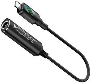 DC Jack 7.4x5.0mm Input to USB-C Type-C Power 140W Smart LED Display Charge Cable for Laptop Phone PD9V/5V/20V/7A DC Jack 7.4x5.0mm Input to USB-C Type-C Power 140W Smart LED Display Charge Cable for Laptop Phone PD9V/5V/20V/7A