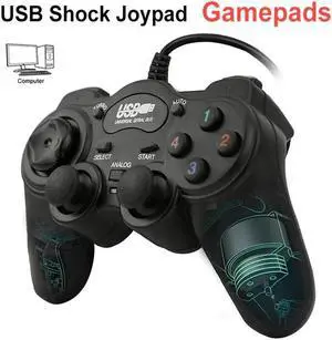 Dual Shock Joypad Joystick Game Controller USB 2.0 Gamepad Joystick For PC Laptop Computer Win7/8/10/XP/Vista
