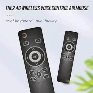 Air Mouse Voice Remote Control With 2.4G USB Receiver Gyro Sensing Wireless Smart Remote Latest For Android TV BOX PC Air Mouse Voice Remote Control With 2.4G USB Receiver Gyro Sensing Wireless Smart Remote Latest For Android TV BOX PC