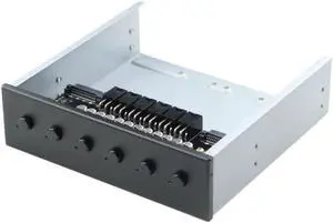 6 Way Hard Disk Selector Controller Hard Drive Power Switch Module For Desktop Computer Support 2.5/3.5 Inch SATA HDD/SSD 6 Way Hard Disk Selector Controller Hard Drive Power Switch Module For Desktop Computer Support 2.5/3.5 Inch SATA HDD/SSD