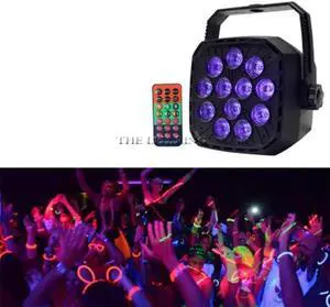 36W UV Led Stage Light Black Light Par Light Ultraviolet Led Spotligh Lamp With DMX512 for Disco DJ Club Show Party Decoration