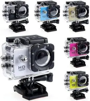 HD Waterproof Camera Sports Camera DV Camera Action Camcorder 720P Car Cam 500W Pixel Wide-angle Camera 30M Waterproof