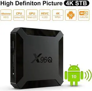 TV Box Android 10.0 2GB 16GB Allwinner Android 10 Quad Core Set Top Box Allwinner H313 Smart TV Media Player TV Receiver